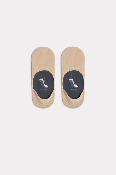 Stretch Cotton Footlet Socks Man Natural - Intimissimi - Modalova