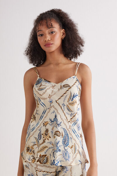 Intimissimi Top de Seda Italian Riviera Mujer Multicolor Tamaño L