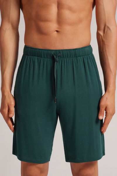 Silk and Modal Shorts Man Green Size S - Intimissimi - Modalova