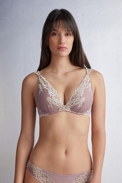 Intimissimi Reggiseno a Balconcino Giorgia Pretty Flowers Donna Viola Taglia 4B