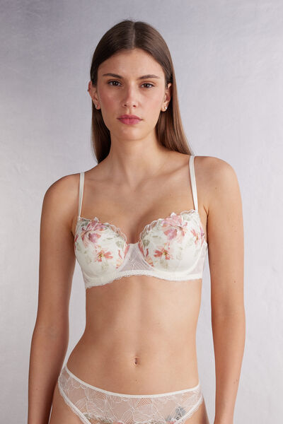 Intimissimi Reggiseno a Balconcino Sofia Summer Sunset Donna Bianco Taglia 6C