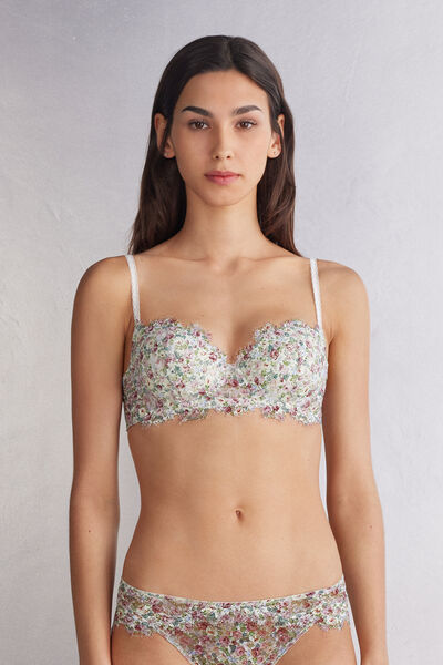 Floral Romance Sofia Balconette Bra Woman Print - Intimissimi - Modalova
