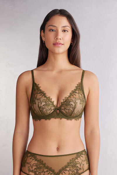 Intimissimi Sujetador Balconette Elena Imaginary Journey Mujer Verde Tamaño 90C