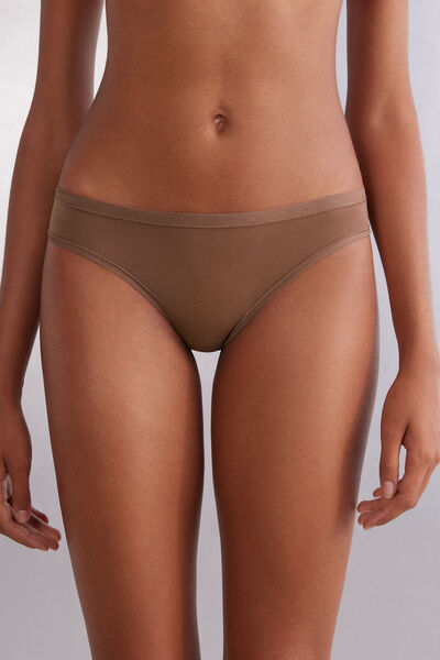 Intimissimi Brasileña de Algodón Ultralight Cotton Mujer Natural Tamaño L