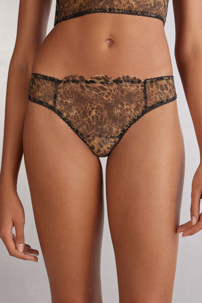 Always Glamorous Animal Print Brazilian Woman Brown - Intimissimi - Modalova