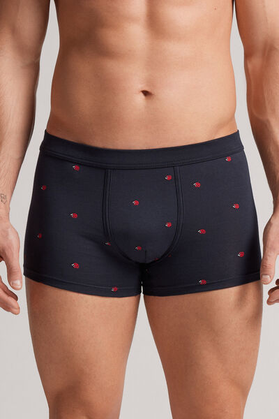 Intimissimi Boxer Coccinelle in Cotone Supima® Elasticizzato Uomo Blu Taglia 5