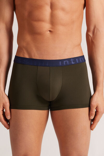 Intimissimi Bóxer de microfibra para hombre con logotipo Hombre Azul Tamaño 38