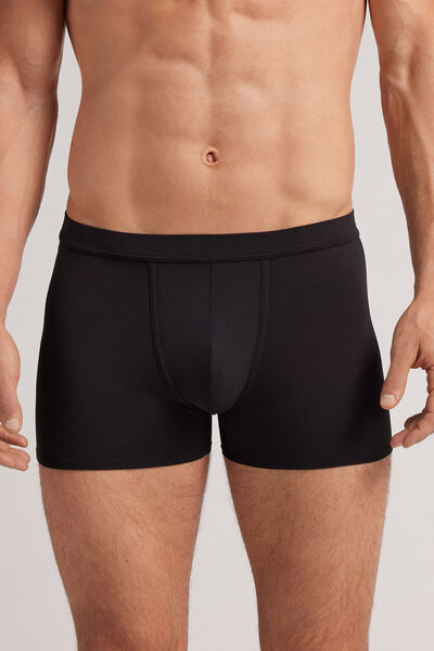 Microfiber Boxers Man Black Size 5 - Intimissimi - Modalova