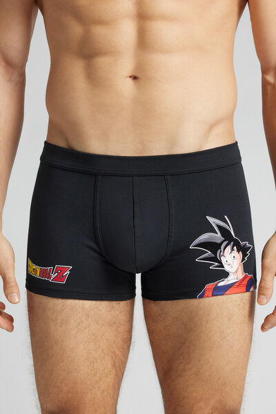 Intimissimi Bóxer Algodón Superior Estampado Dragon Ball Z Hombre Negro Tamaño 44