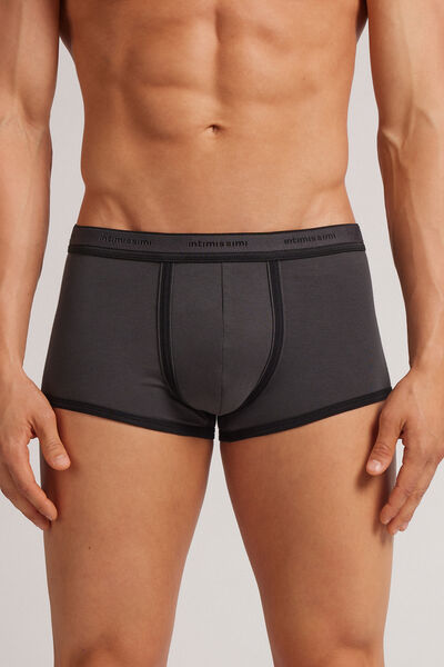 Intimissimi Calzoncillos bóxer en algodón para hombre elastizado con logotipo Hombre Negro Tamaño 40