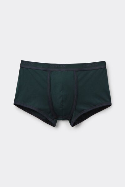 Intimissimi Bóxer de Algodón Superior con Logotipo Hombre Verde Tamaño 38
