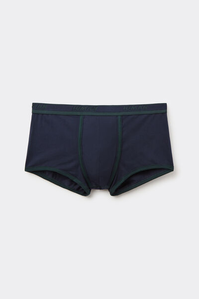 Intimissimi Bóxer de Algodón Superior con Logotipo Hombre Azul Tamaño 38