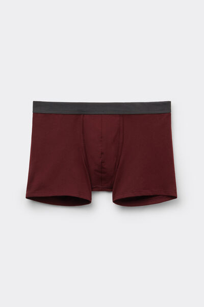 Intimissimi Bóxer «El Indestructible» de Algodón Superior Hombre Burdeos Tamaño 40