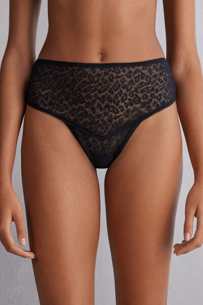 Intimissimi Culotte Brasilianata Your Wild Side Donna Nero Taglia 6