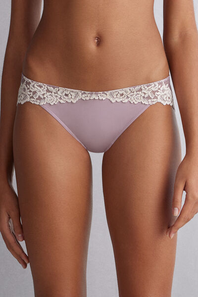 Intimissimi Slip a Pretty Flowers Donna Viola Taglia 2