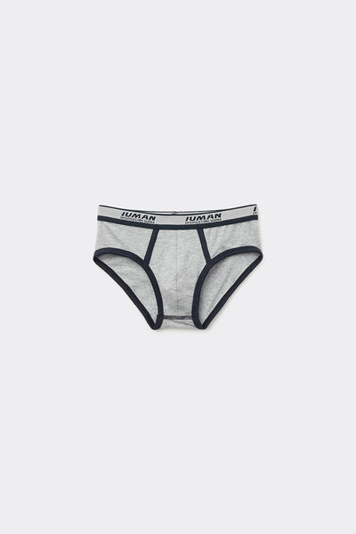 Intimissimi Calzoncillos de Algodón Superior con Logotipo para Niños Niño Azul Tamaño 2-3