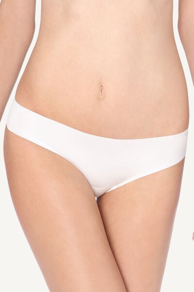 Intimissimi Braguita sin costuras de microfibra y algodón Mujer Marfil Tamaño 38