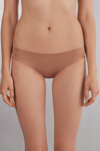 Intimissimi Braguita sin costuras de microfibra y algodón Mujer Natural Tamaño 36