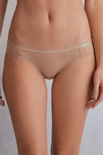Intimissimi Braguita con costuras de algodón Mujer Natural Tamaño 38