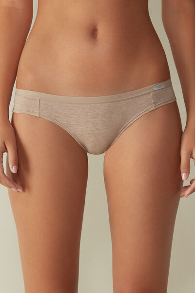 Intimissimi Braguita con costuras de algodón Mujer Natural Tamaño 40