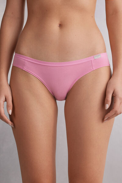 Intimissimi Slip in Cotone Donna Rosa Taglia 4