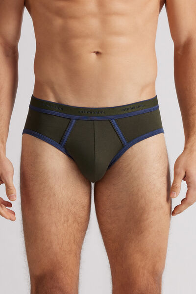Intimissimi Calzoncillo para hombre slip en algodón superior Hombre Azul Tamaño 42