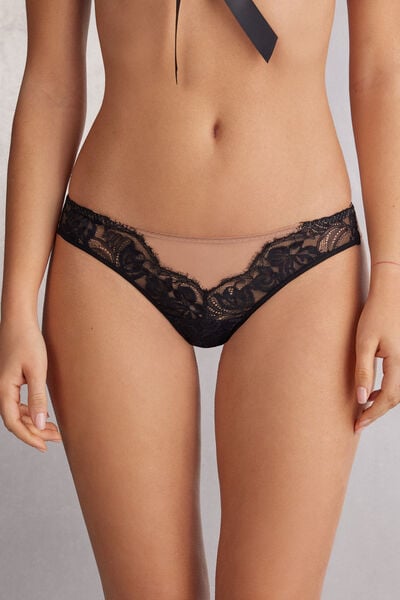 Intimissimi Tanga The Simplest Pleasures Mujer Negro Tamaño L