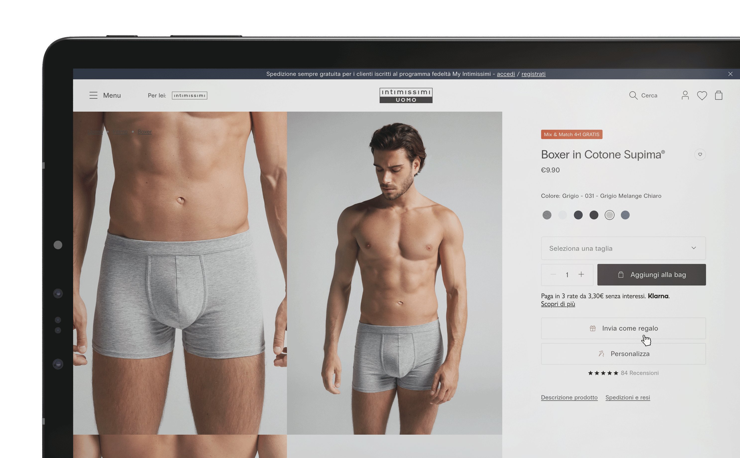 SmartGift Uomo Intimissimi CH