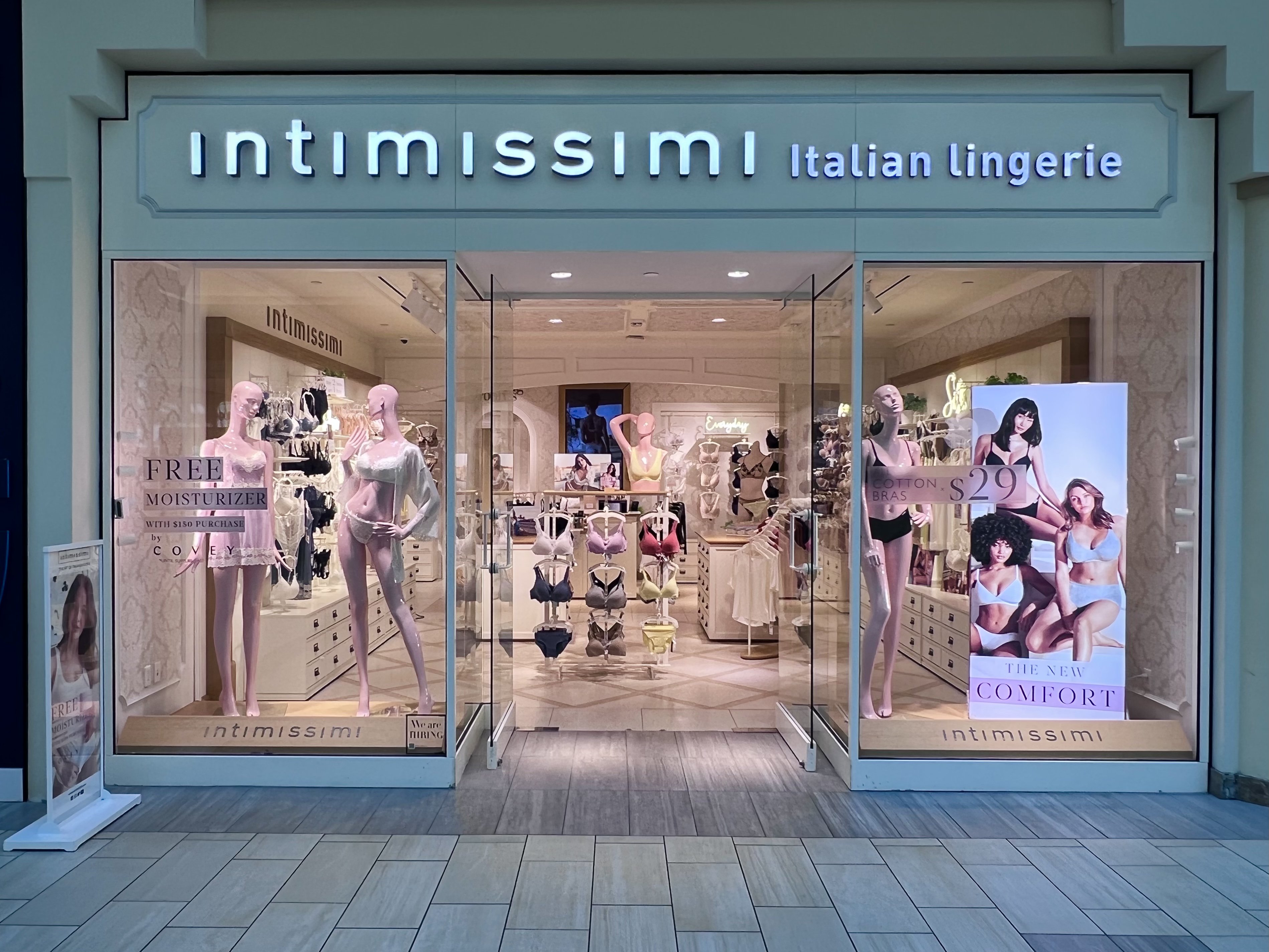 Underwear and lingerie store in Burlington at 75 Middlesex