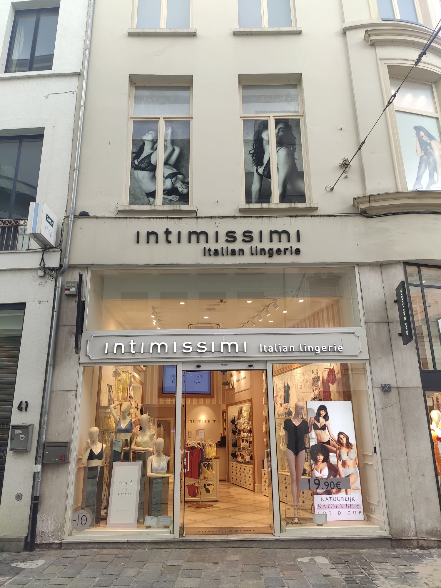 Underwear and lingerie shop in Gent at Veldstraat 43 Intimissimi