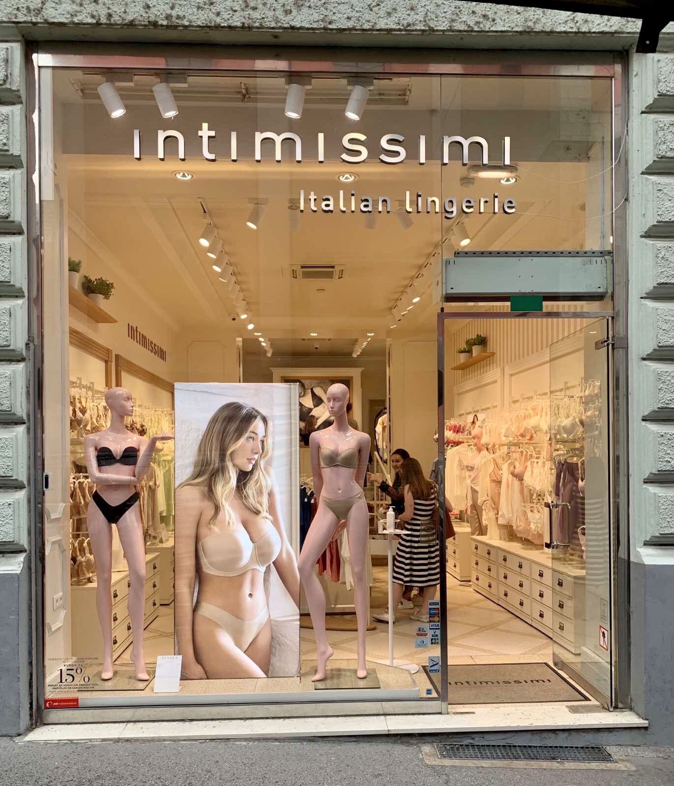 Underwear and lingerie shop in Ljubljana at Miklosiceva Cesta,2