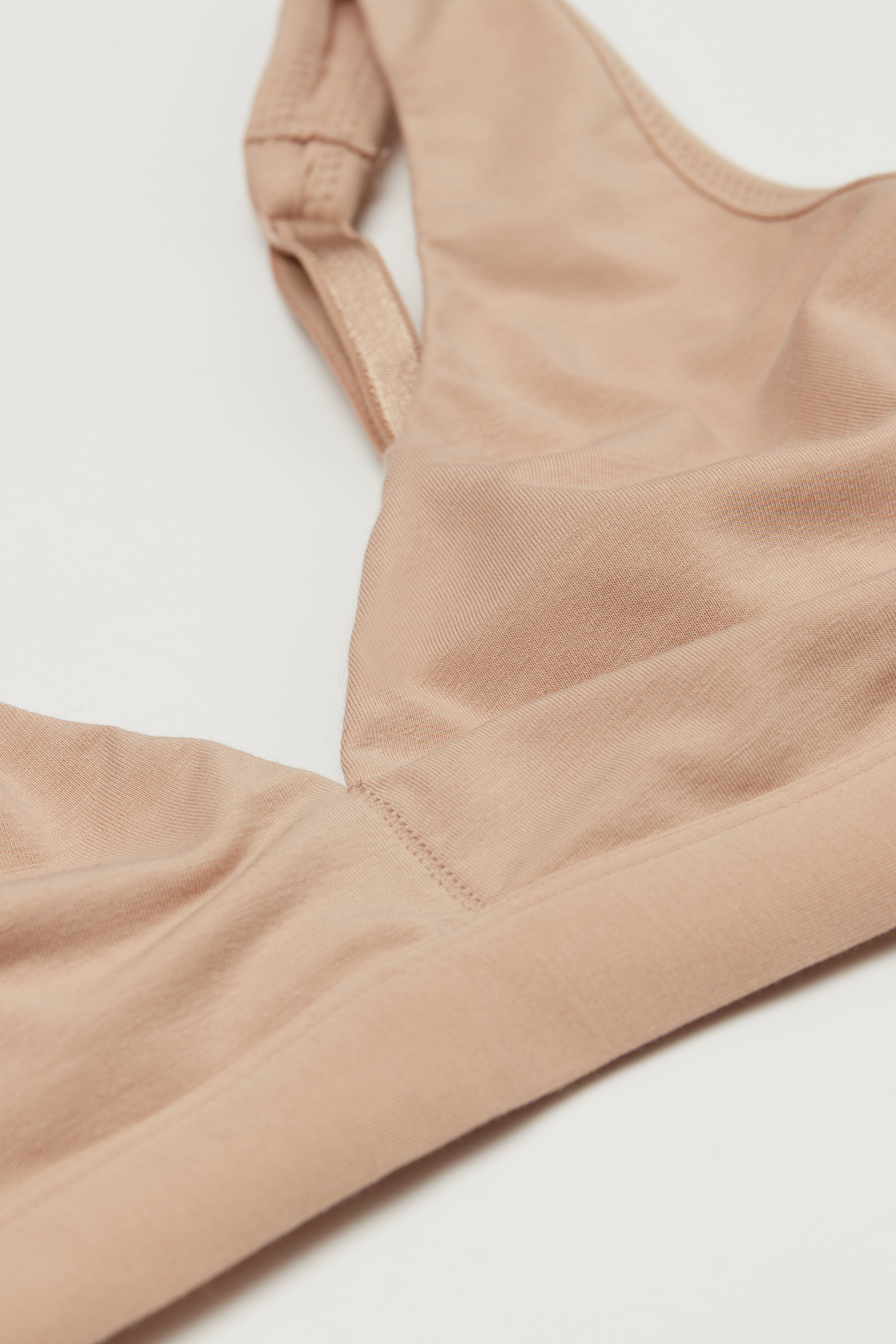 Lara コットン トライアングルブラ