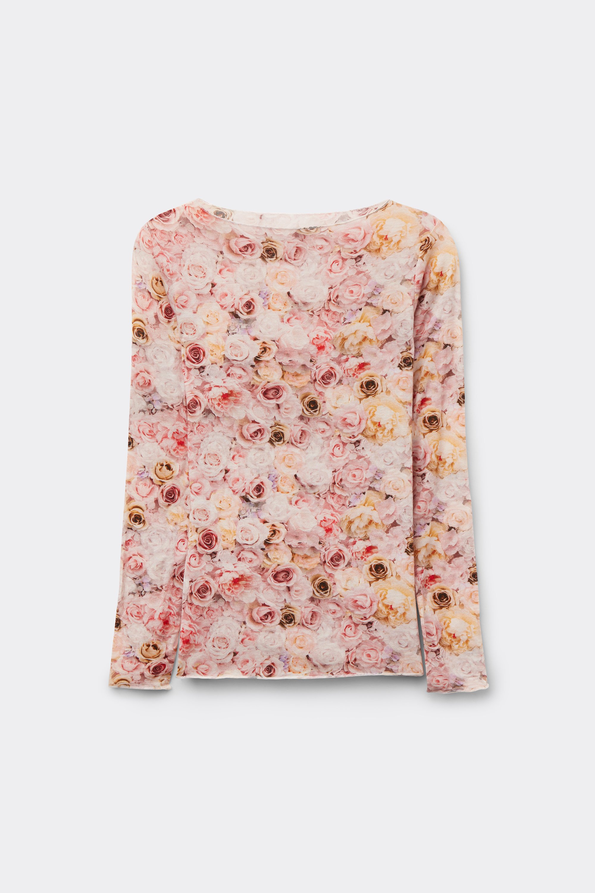 "I Bloom for You" ウルトラライトモダール＆カシミヤ ロングスリーブ ニット