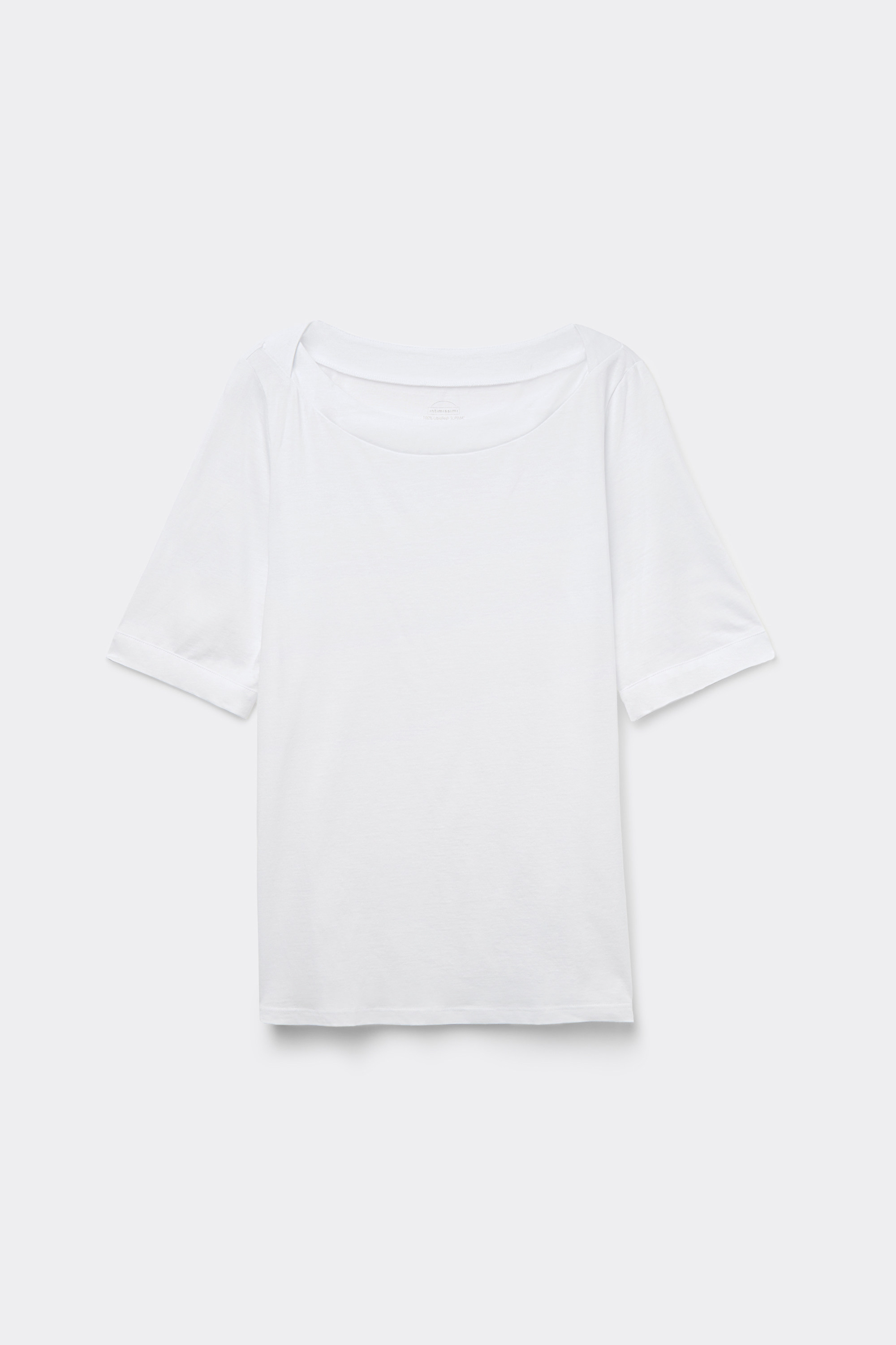 Ultrafreshコットン ショートスリーブ ボートネック ニット