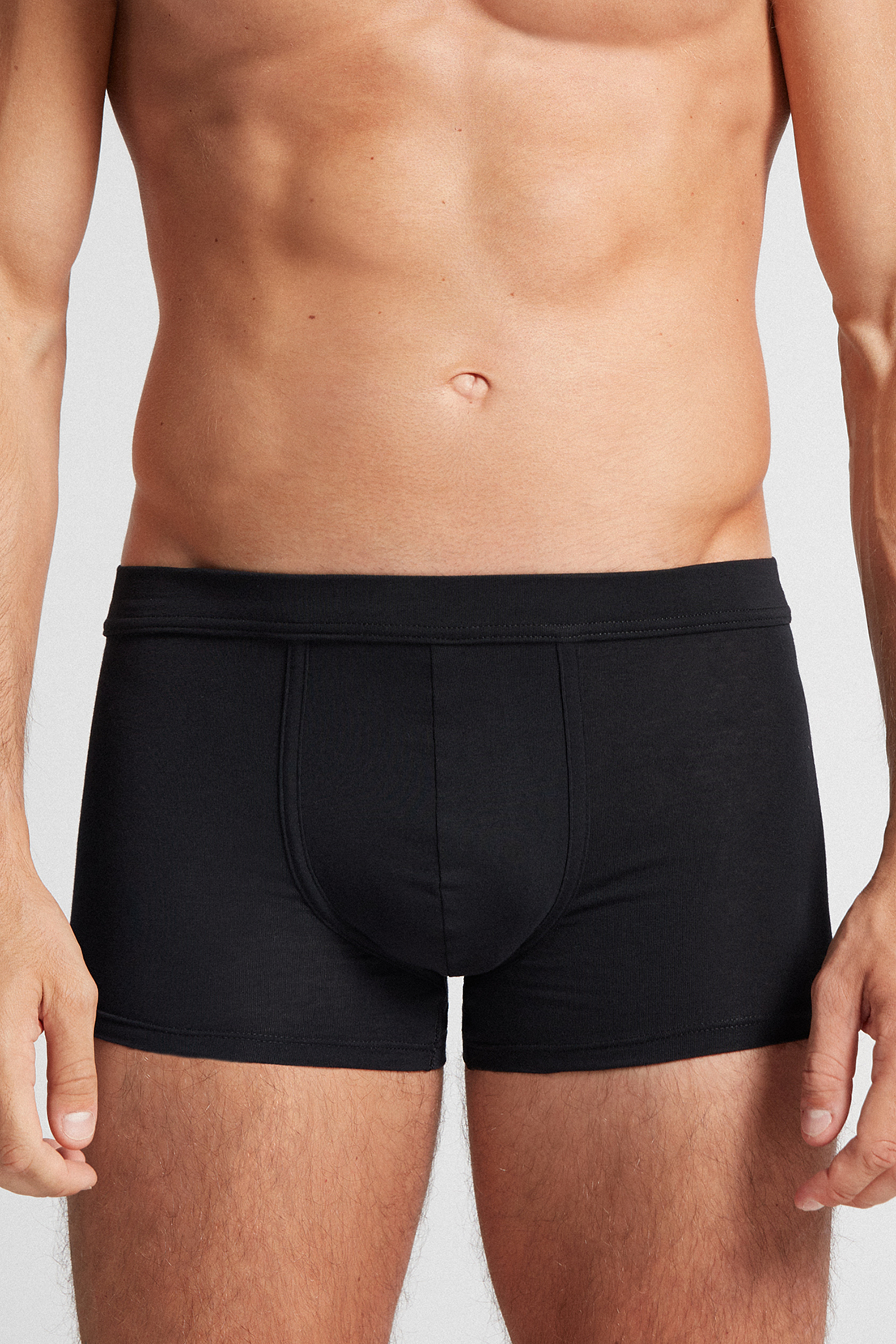 Push-Up-Boxershorts aus Baumwollstretch - Boxer - Herren