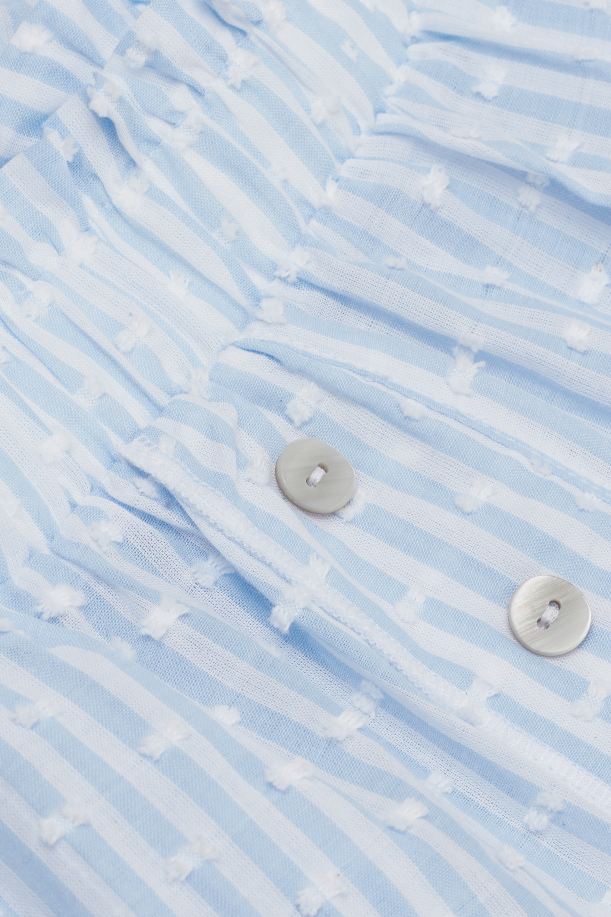 Romantic Stripes プリュムティ コットンクロス ショートパンツ