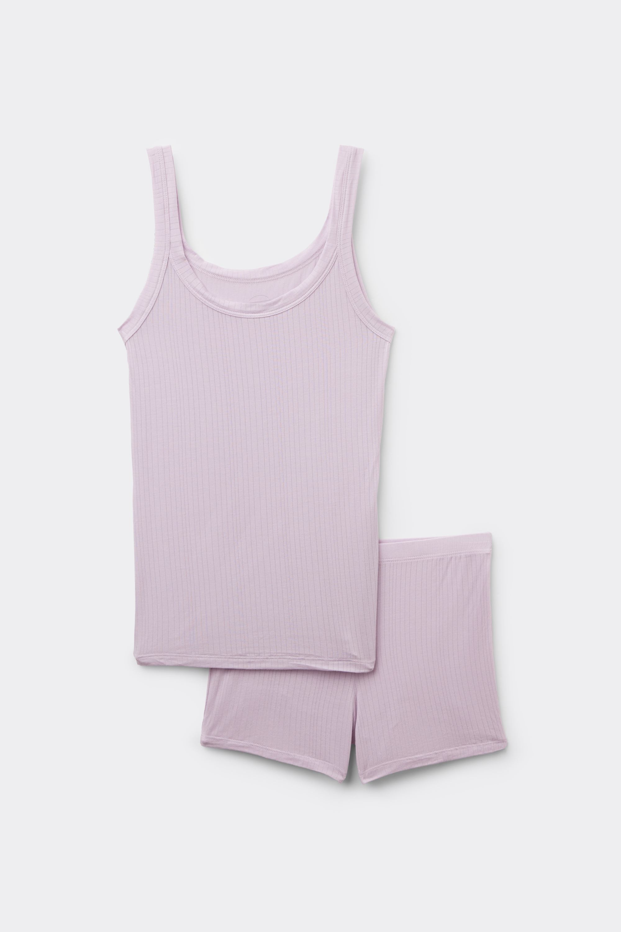 "Soft Lounge" モダール リブ ショートパジャマ