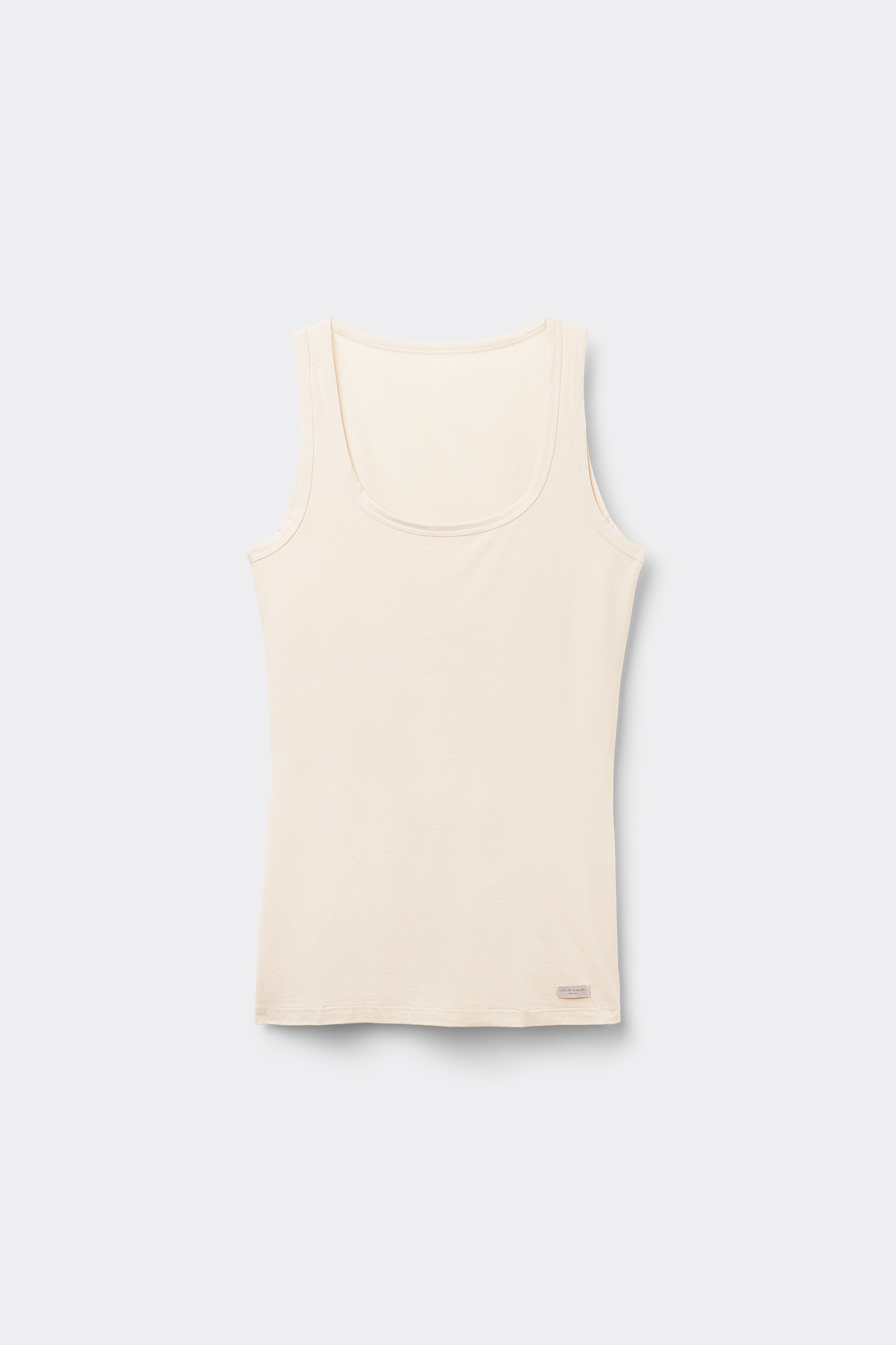 コットンプル ワイドショルダー タンクトップ