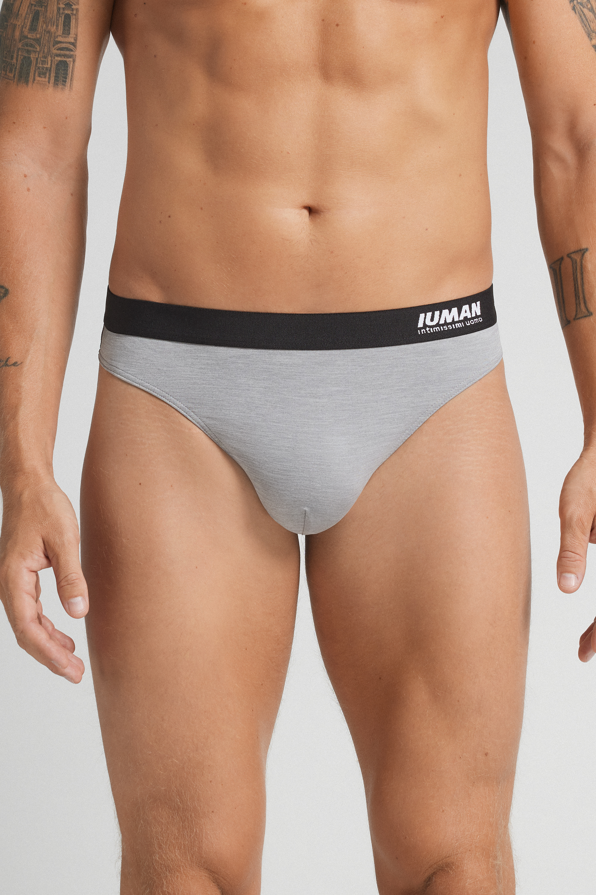 Logo Detailed Microfiber Thong | Intimissimi