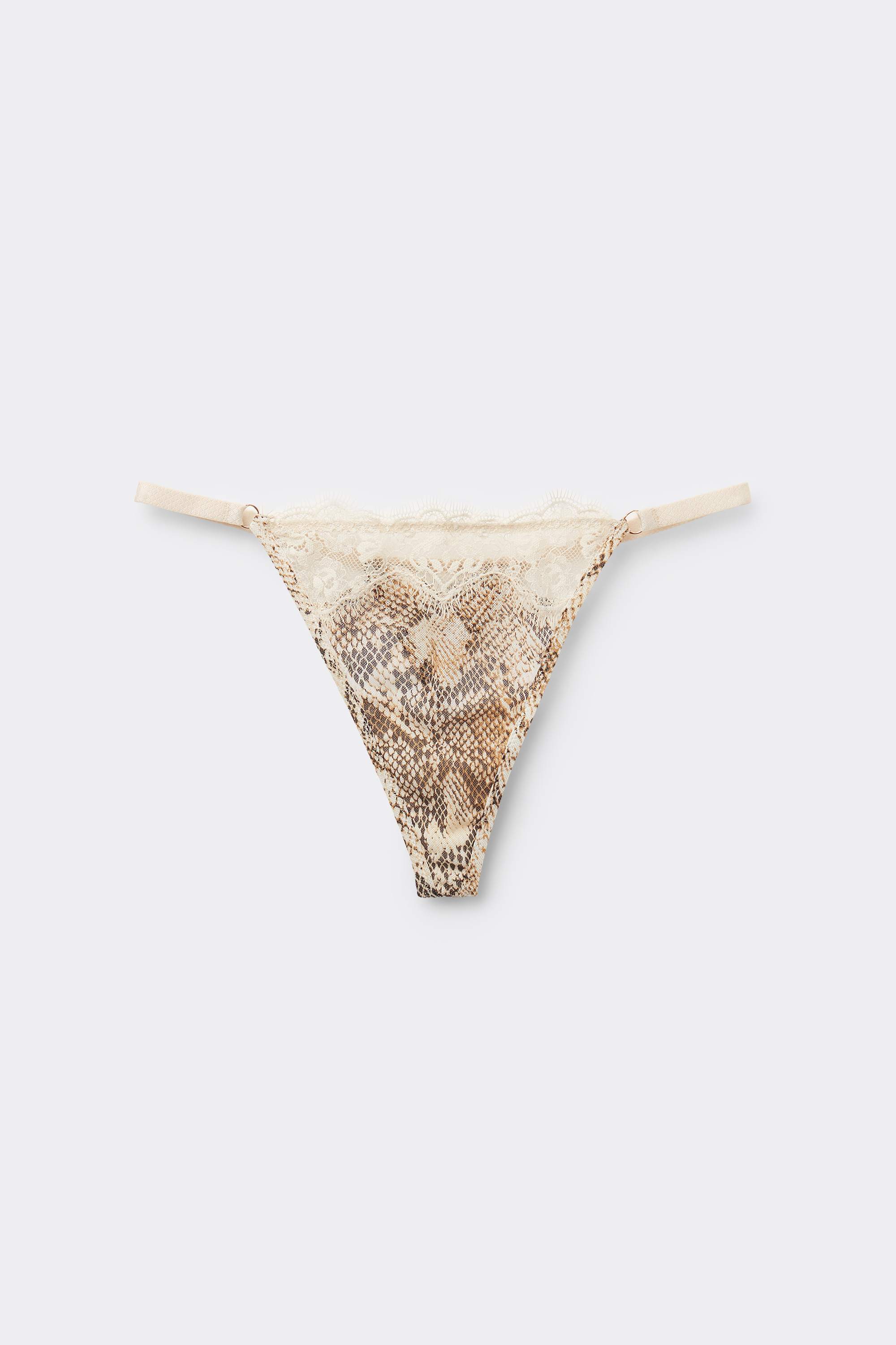 Seductive Glamour スネークプリント サイドストリング ソング