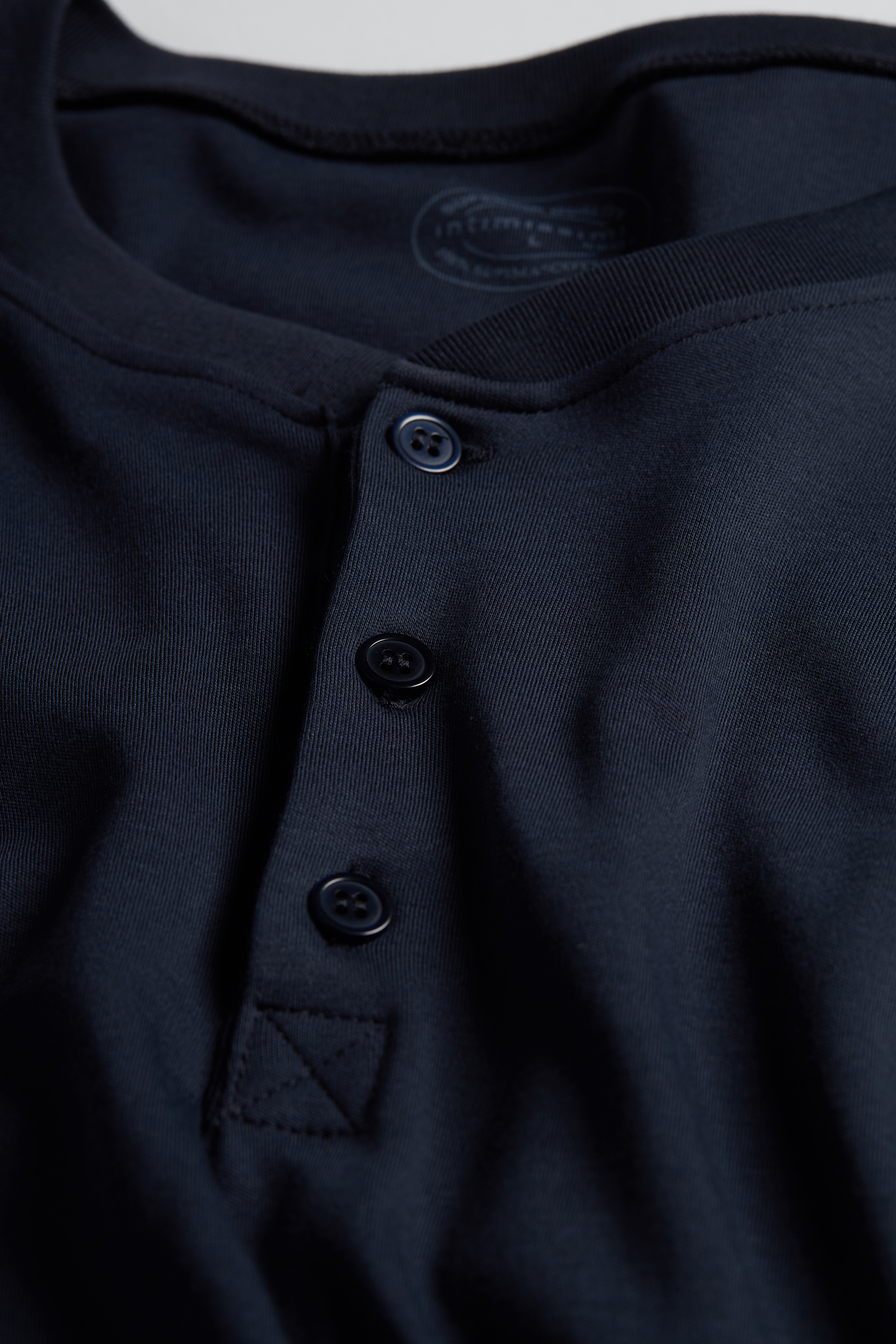 コットン ロングスリーブ ニット