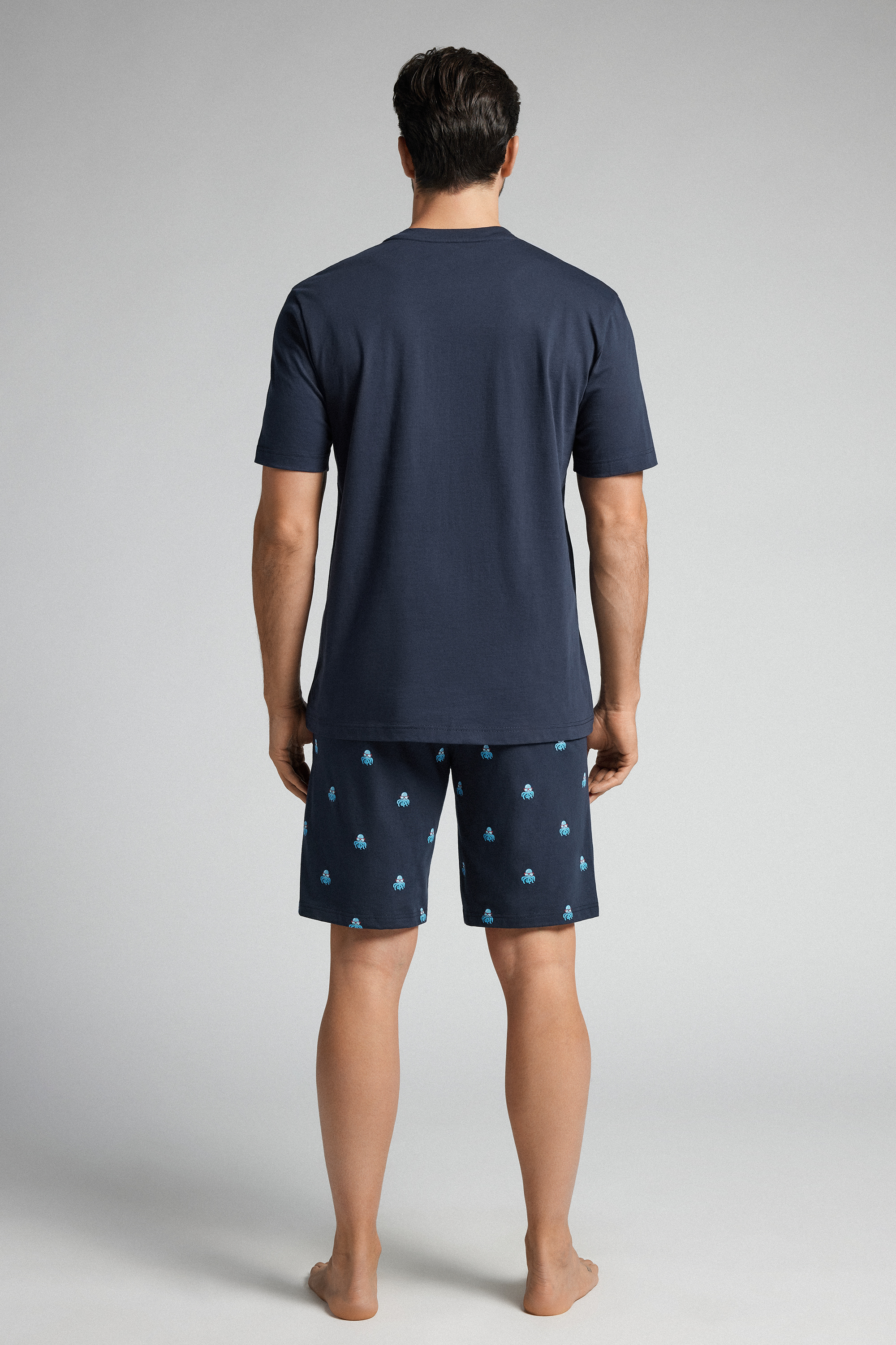 オクトパスプリント コットン ショートパジャマ