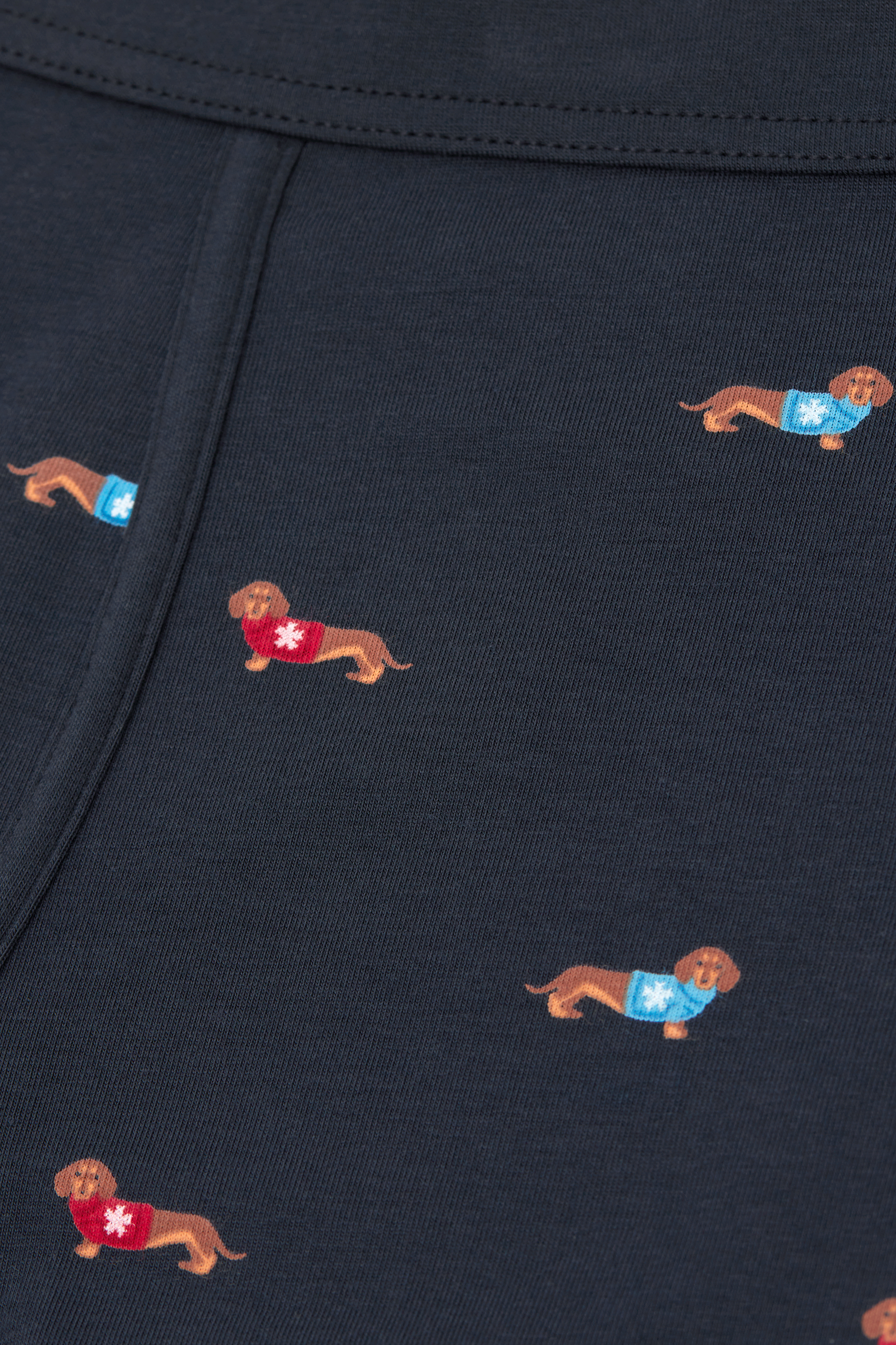 子犬プリント スーペリアコットン ボクサー