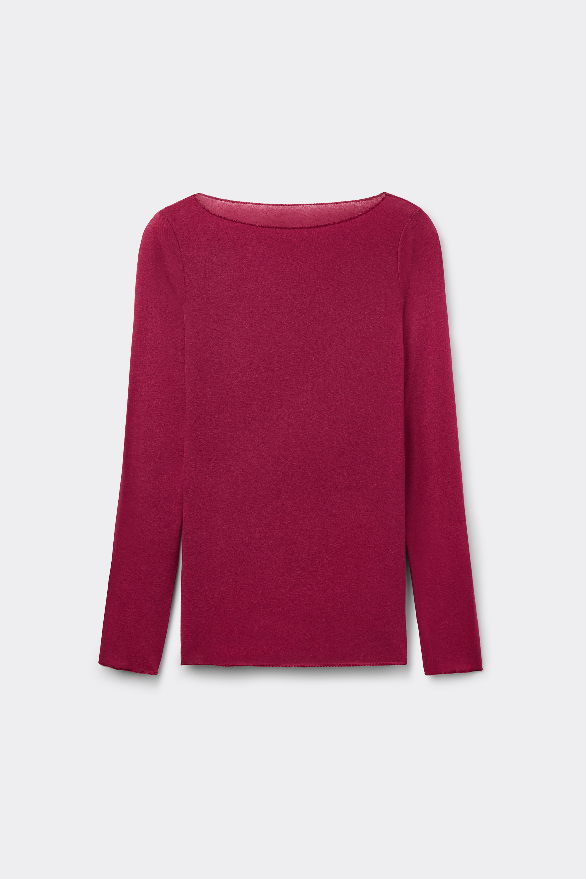 Boat Neck Modal Cashmere Ultralight Top