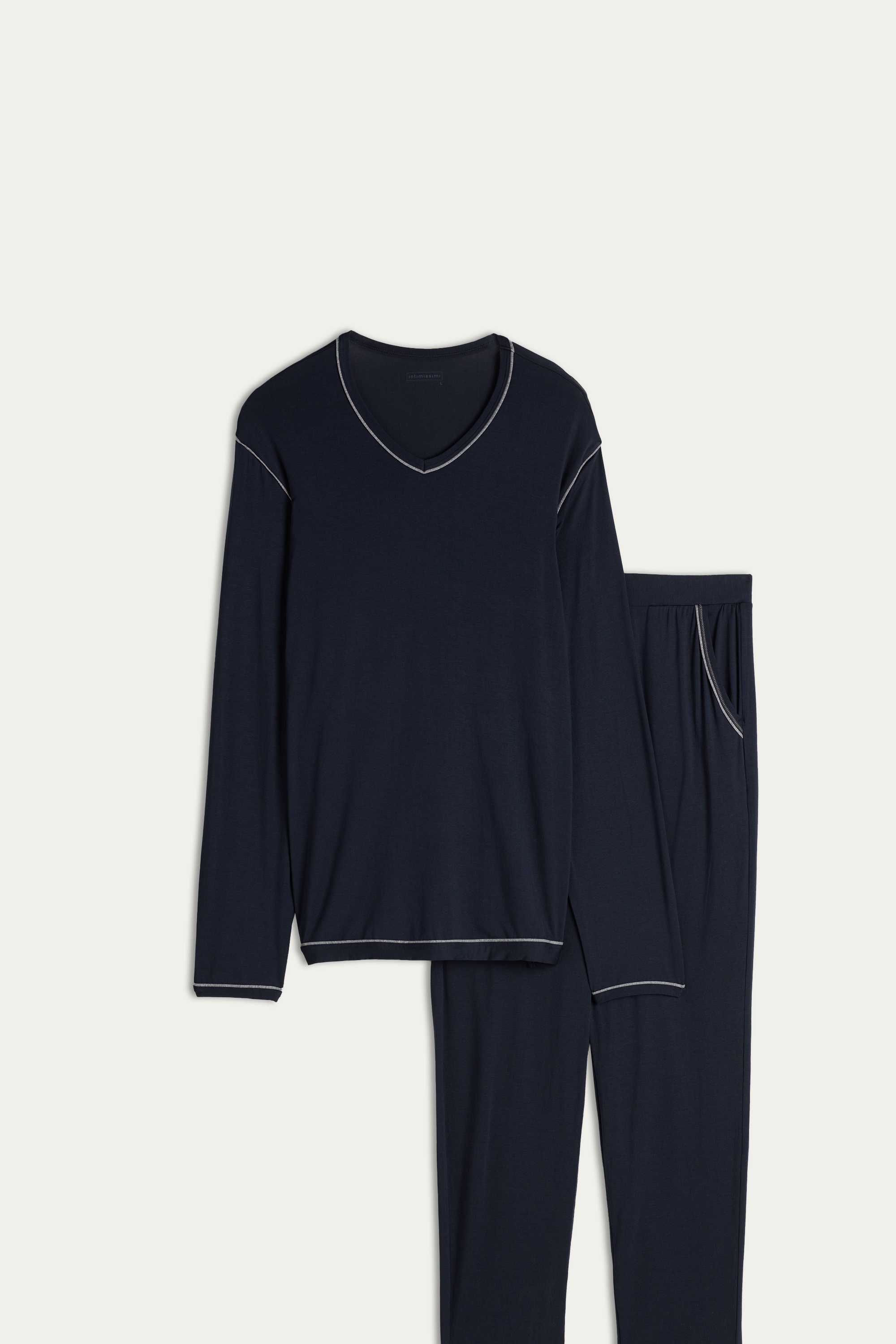 マイクロモダール ロングパジャマ