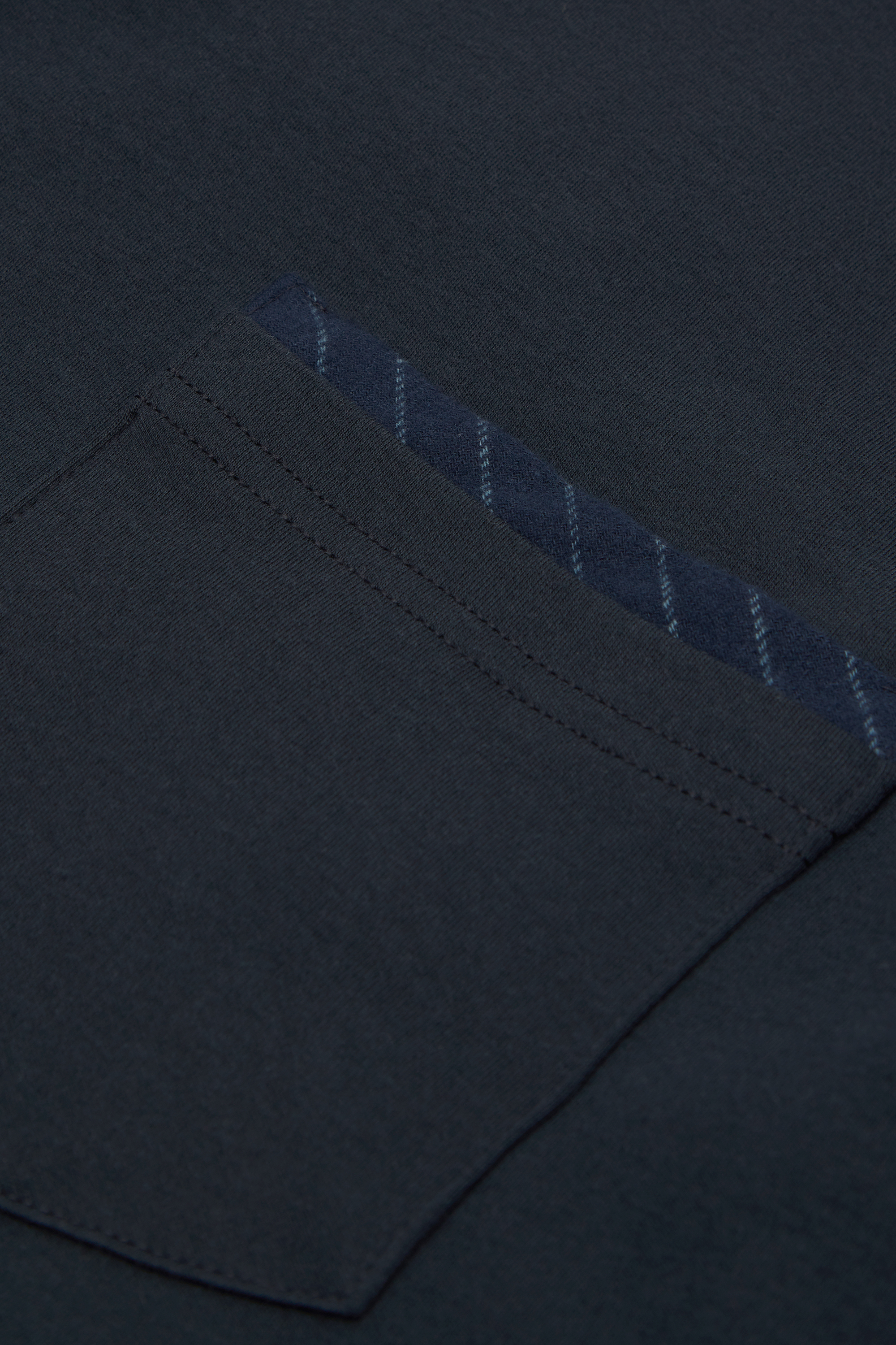 コットン ピンストライプ ロングパジャマ