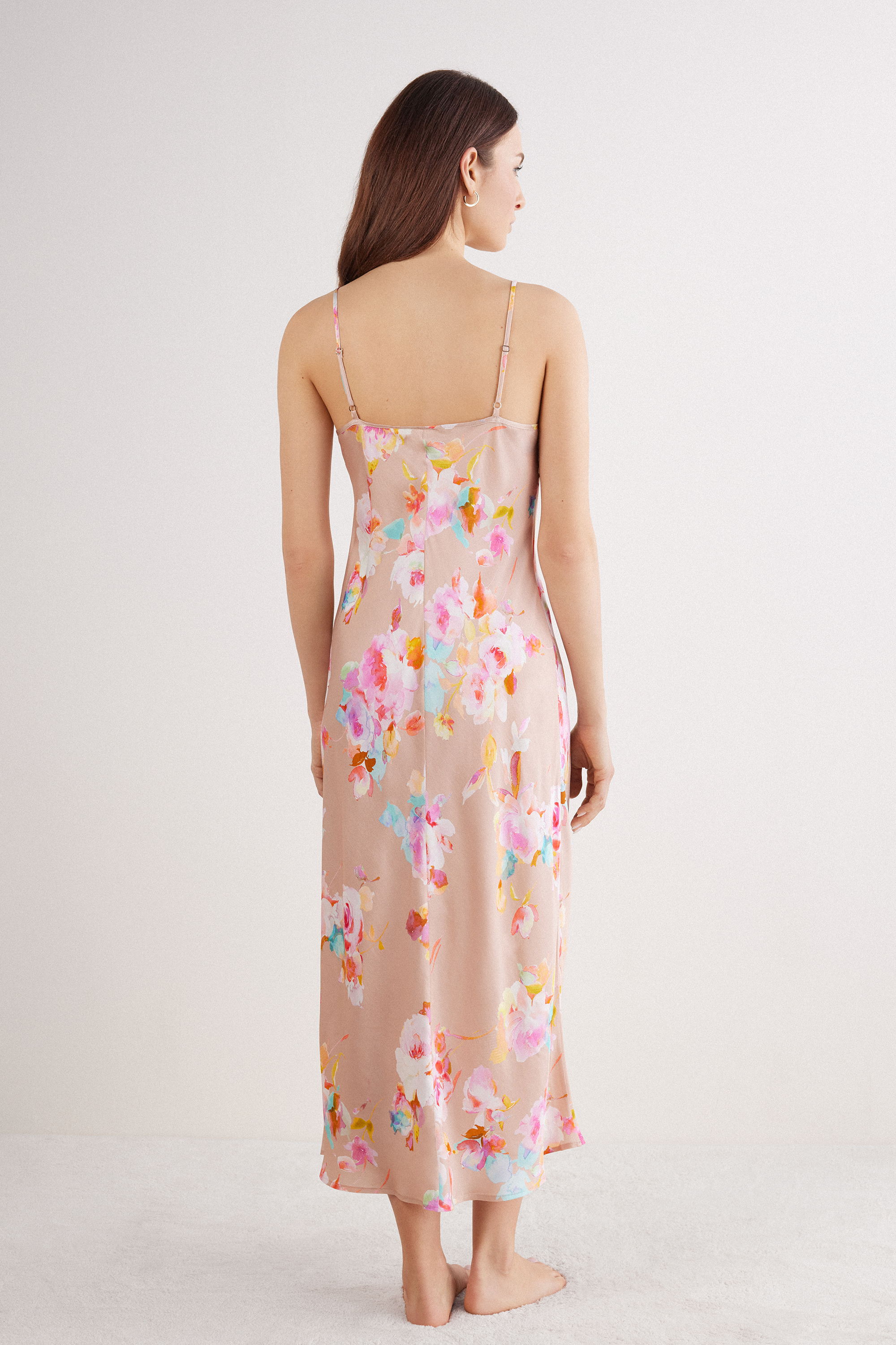 Here Comes The Sun ビスコースサテン ロングスリップ