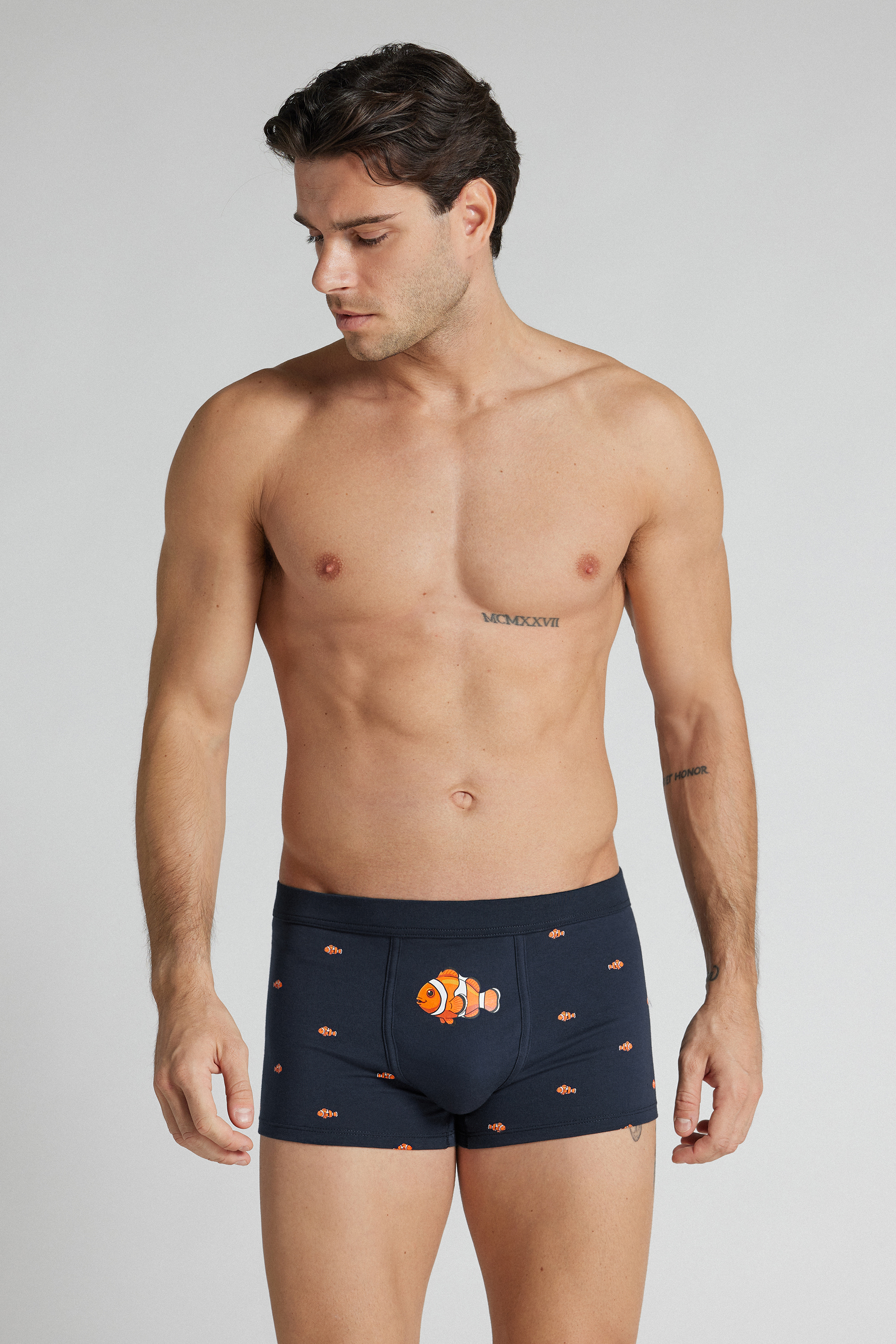 クマノミプリント スーペリアコットン ボクサー