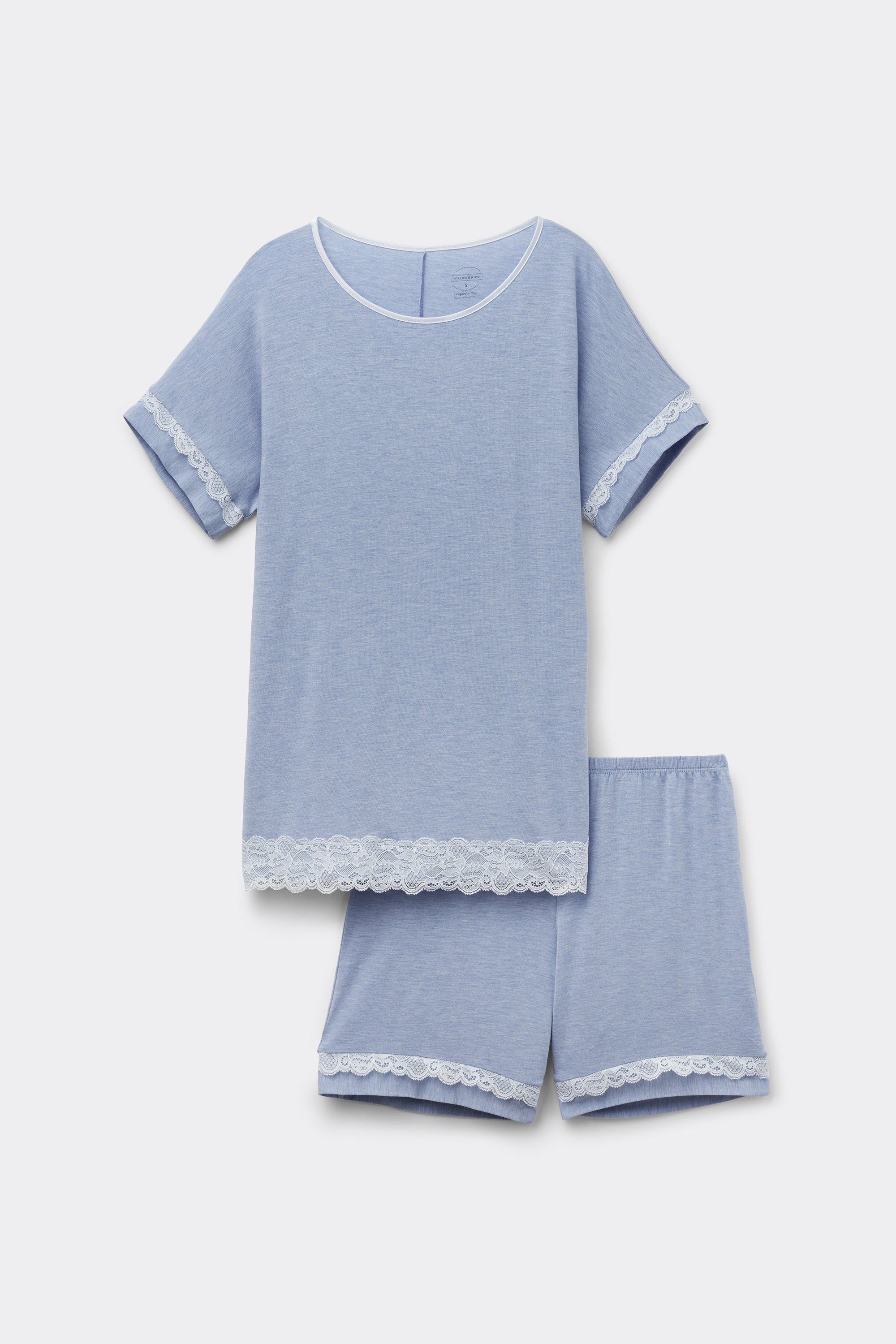 レース モダール ショートパジャマ