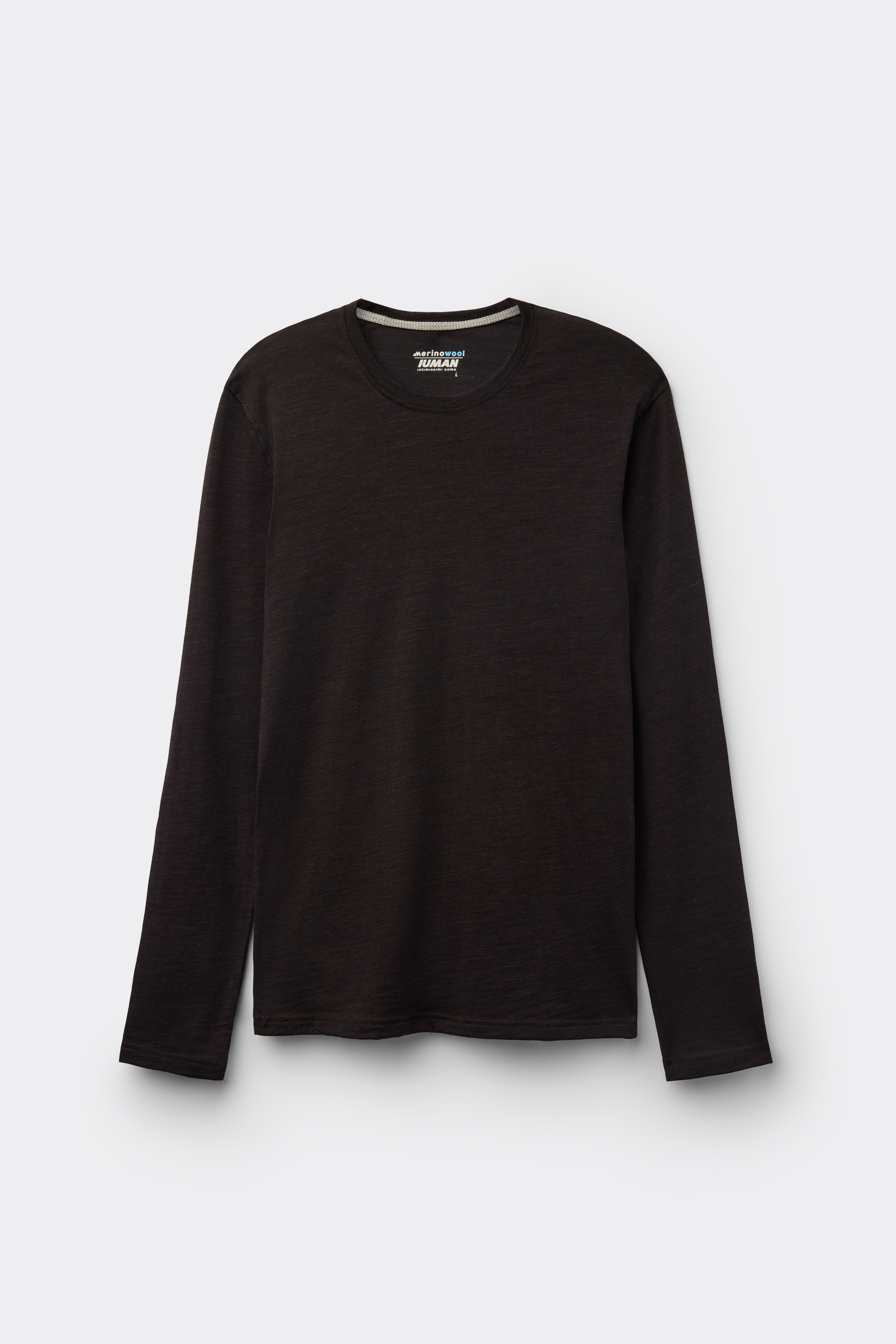 トップス MERINO WOOL CREW NECK LONG SLEEVE SHIRT Long-sleeve Crew-Neck Merino-Wool Top | Intimissimi